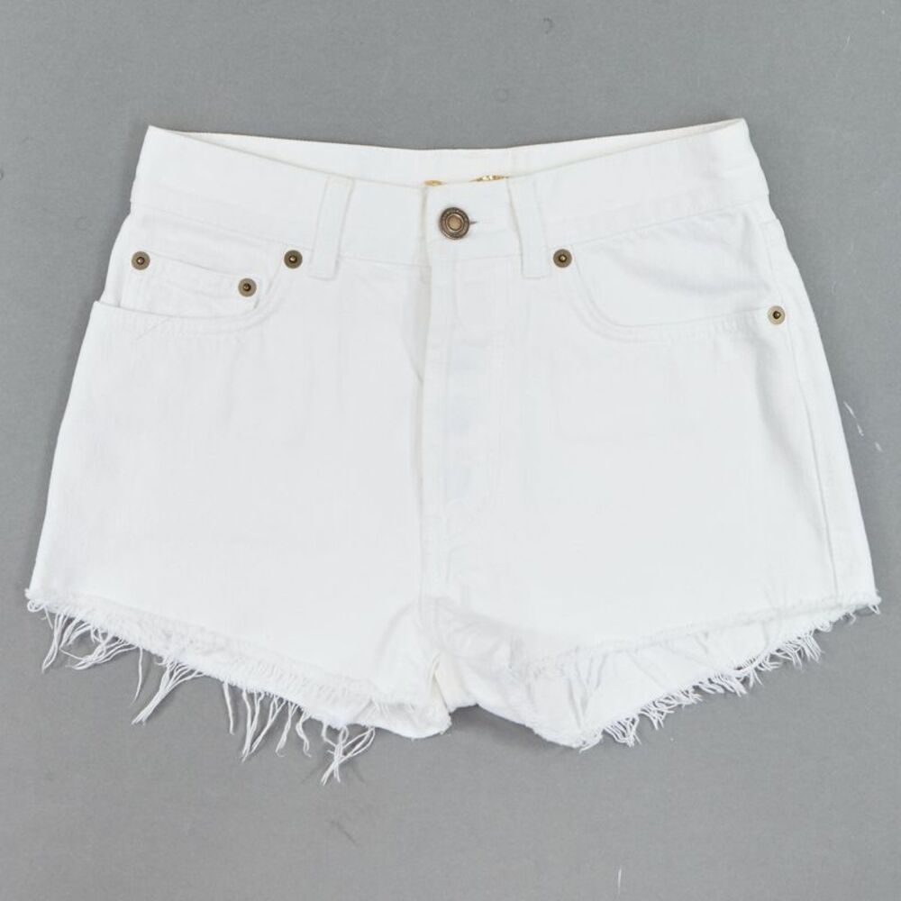 Saint Laurent 2016 Cotton Denim Shorts